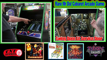 #1575 Rare MR DO Cabaret Size Arcade Video Game! Gottlieb BOUNTY HUNTER & SUPER SCORE-TNT Amusements