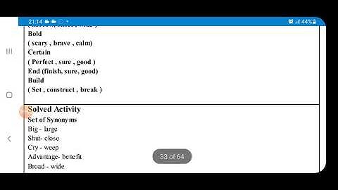 Bridge Course Template No 15 Standard 6th  Subject-English