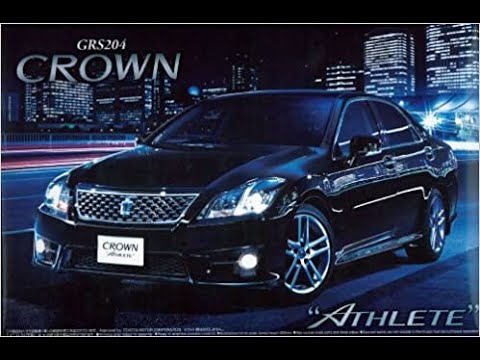 Whats In The Box | Aoshima Toyota GRS204 Crown Athlete `10 - YouTube