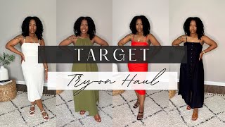 TARGET TRY-ON HAUL | SUMMER DRESS SEASON | AFFORDABLE DRESSES FOR THIS SUMMER |