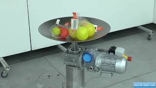 Concave Rotary Accumulation Table Diameter 500 mm - www.fer-plast.com