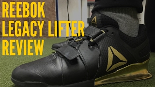 reebok legacy lifter black gold