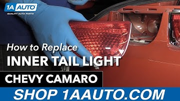 How to Replace Inner Tail Light 10-13 Chevy Camaro