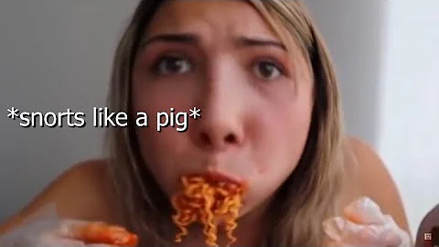 proof that veronica wang eats like a pig