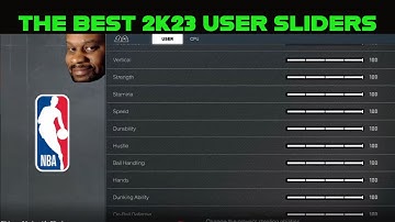 BEST SLIDER SETUP IN 2K23!