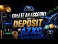 🎬 CREATE AN ACCOUNT AND DEPOSIT IN AZXC 18 05 2026 #azxc #bitcoin #usdt #crypto #nanomarkets 🎁🔥🤑