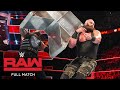 FULL MATCH - Roman Reigns vs. Braun Strowman - Last Man Standing Match: Raw, Aug. 7, 2017