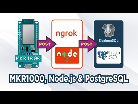 MKR1000, Node.js & PostgreSQL