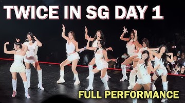 [4K] TWICE THIS IS FOR WORLD TOUR IN SINGAPORE DAY 1 Full Concert (251011)