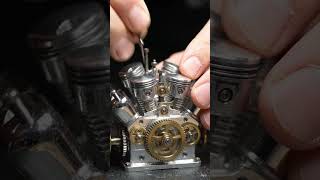 Satisfying Mechanical Build Tiny Working V8 Engine #engine #shorts