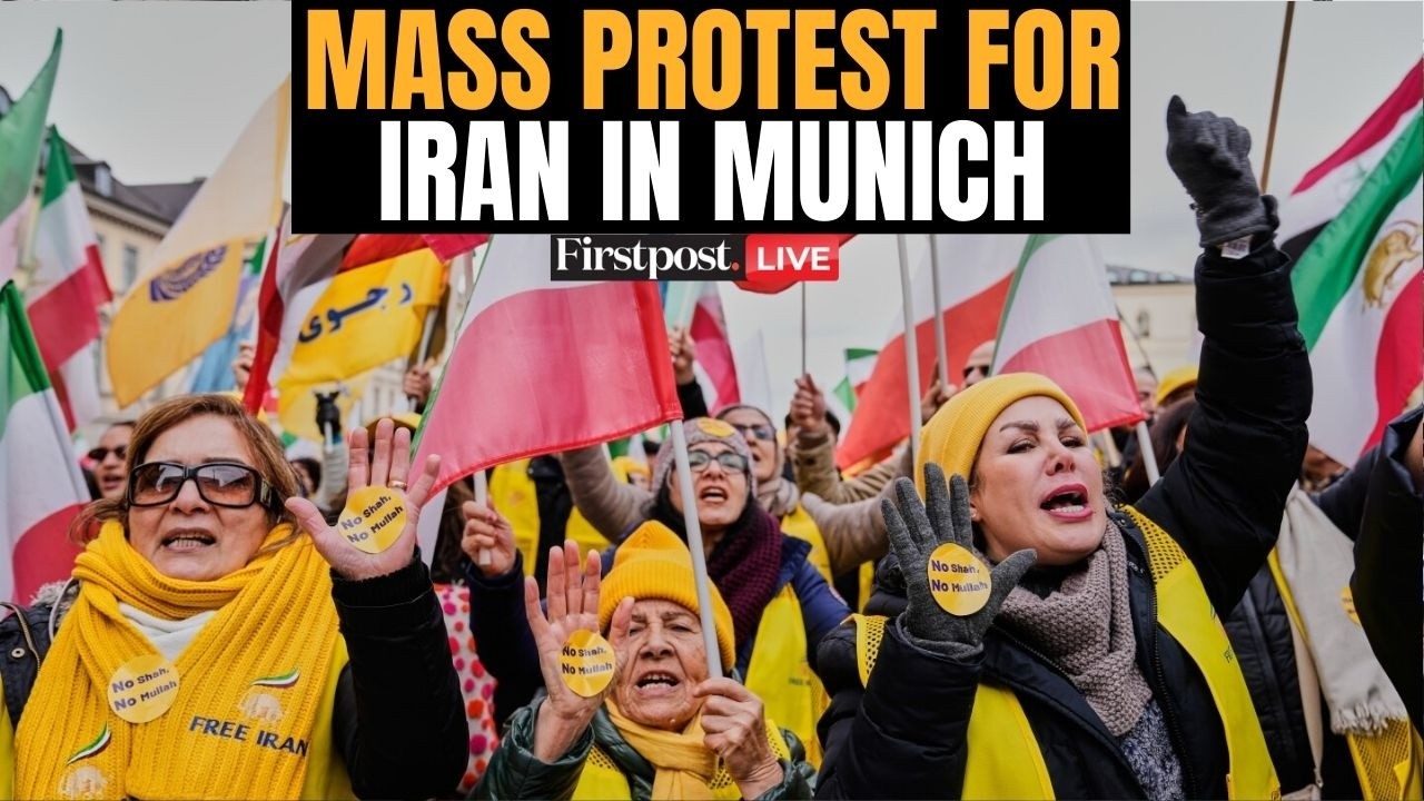 LIVE: Tens of Thousands Protest for Human Rights in Iran at Munich Security Conference Venue