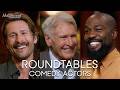 Glen Powell, Harrison Ford, Owen Wilson, Riz Ahmed, & More at the THR Comedy Actor Roundtable
