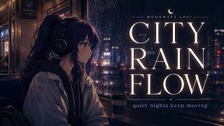 CITY RAIN FLOW 🌧 Quiet Late-Night Train Lofi for Study & Relaxation screenshot 2