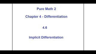 4.6 - Implicit Differentiation Net Worth