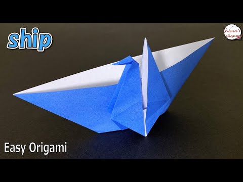 折り紙作品 船に乗る鶴 hqdefault.jpg