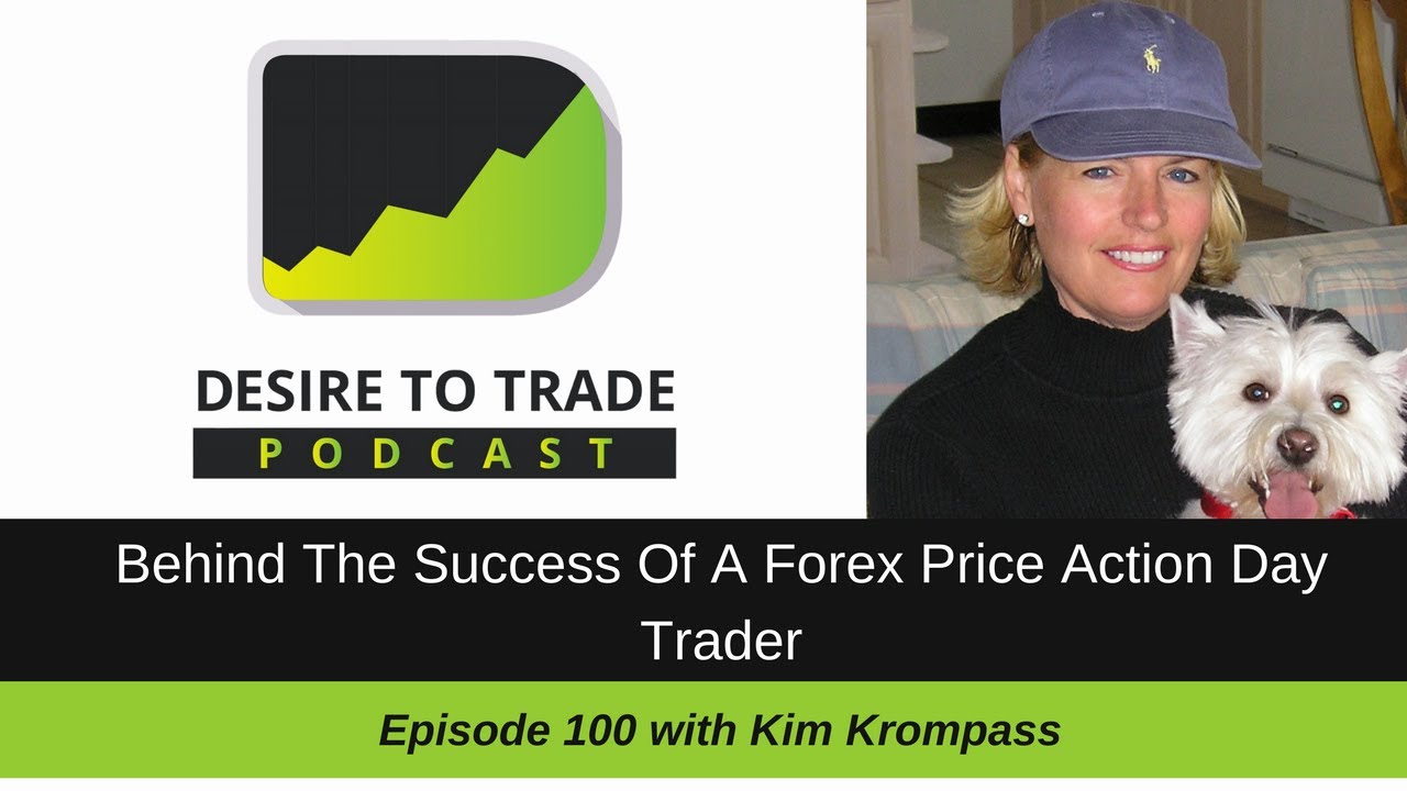 The Success Of A Forex Price Action Day Trader - Kim Krompass | Trader Interview (100) trading screen