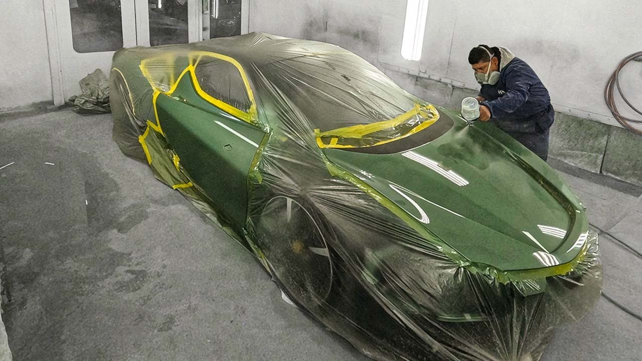 Painting a Rare Ferrari Color Tailor Made SF90