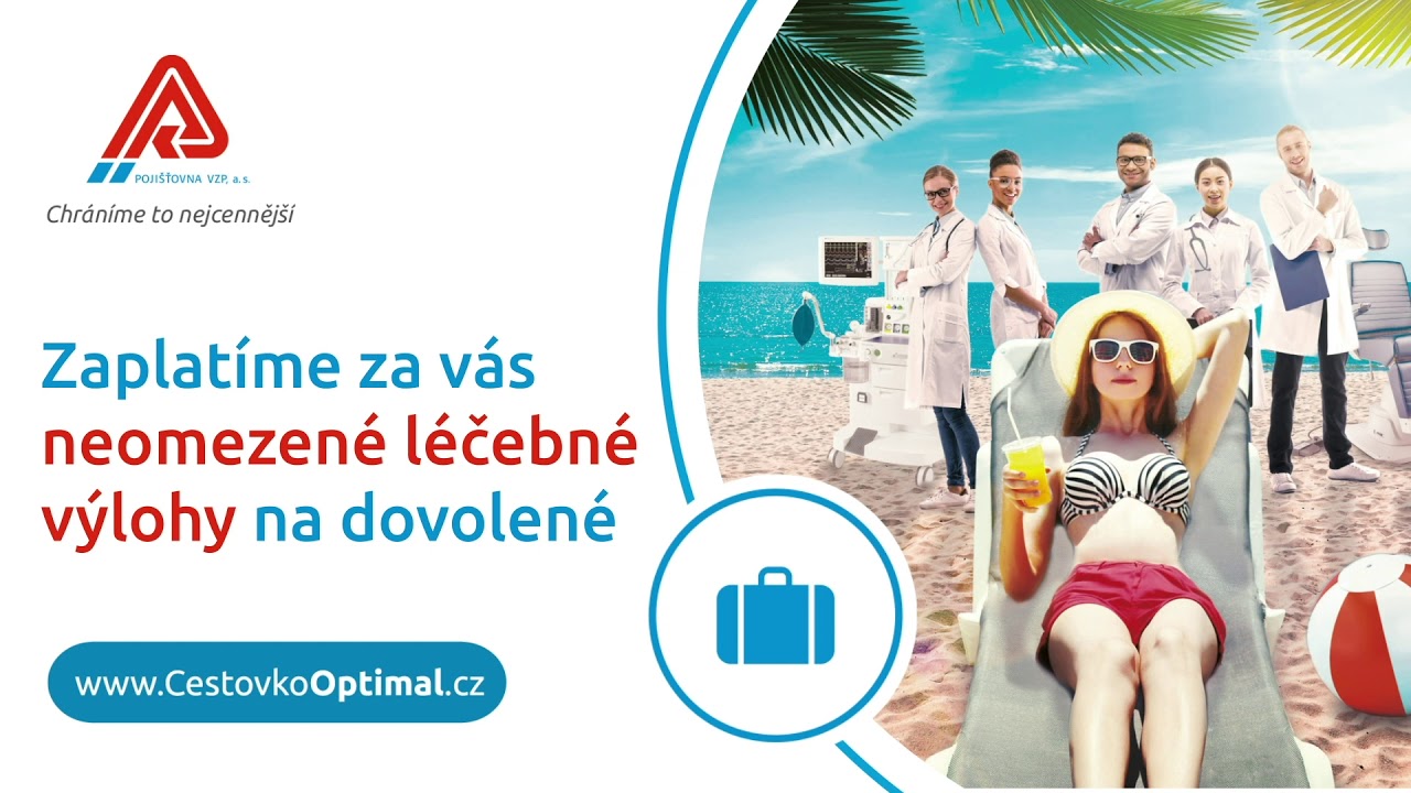 Cestovko Optimal od PVZP - Neomezené krytí léčebných výloh