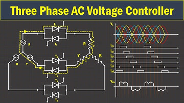Working of Three Phase AC Voltage Controller || AC to AC Converter || Power Electronics in Hindi