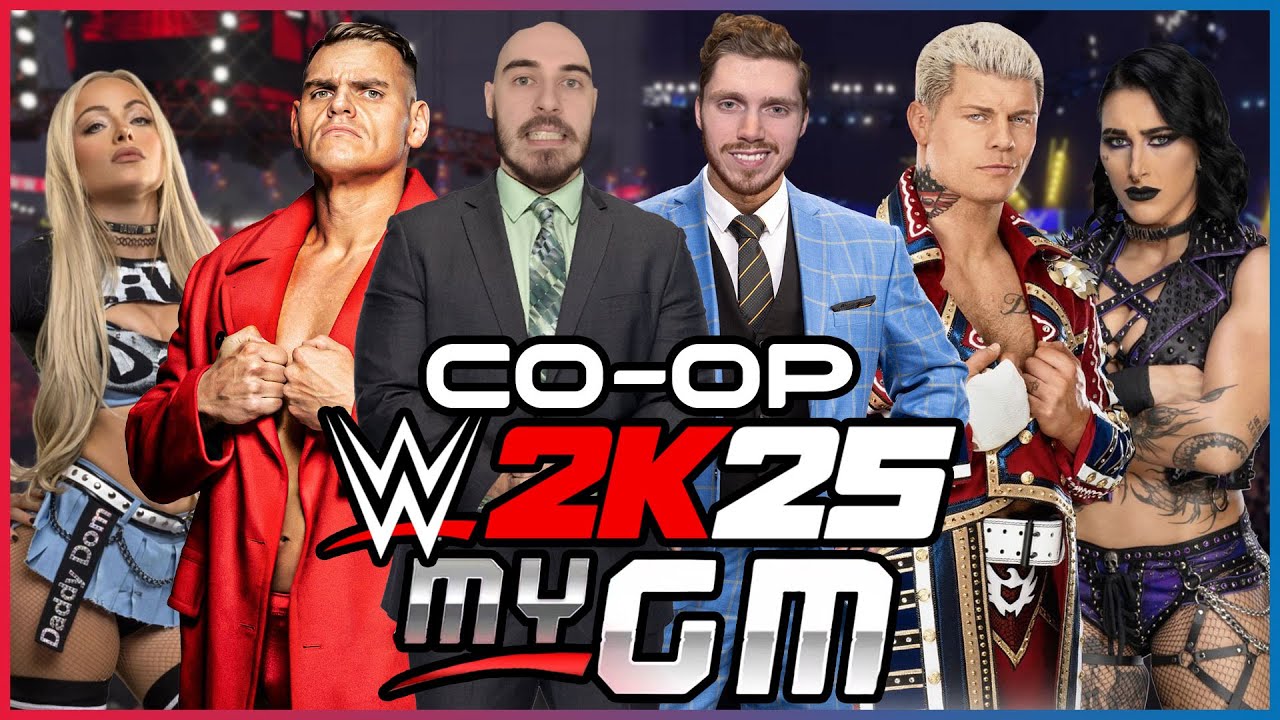 WWE 2K25 LIVE MyGM Playthrough Continues! 4-Way Multiplayer Versus Friends!