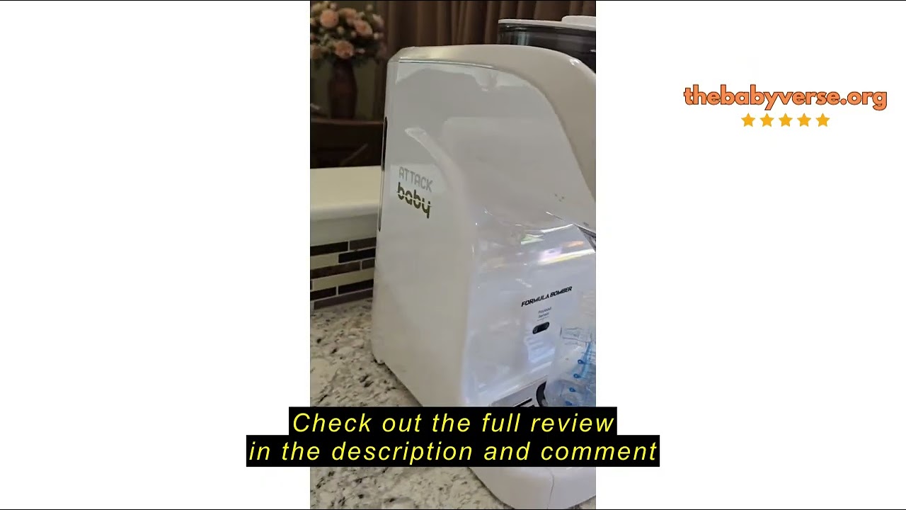 Review Attack Baby Formula Maker Machine - Upgraded Accurate Wifi Formula Dispenser with Inbuilt Sen