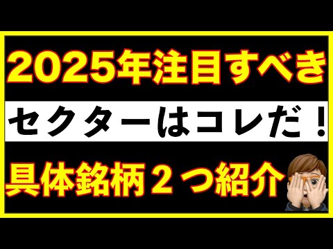 【四電工/朝日工業社】2025年に注目すべきセクターはこれだ！