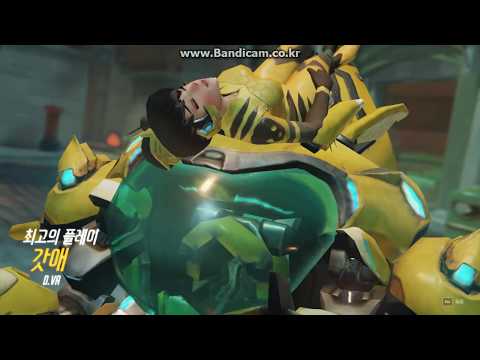 오버워치 D.va 디바 최고의플레이 하이라이트 (potg) 5명 동시처치