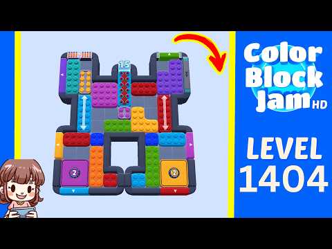 Color Block Jam Level 1405 (1404) Solution Walkthrough video preview