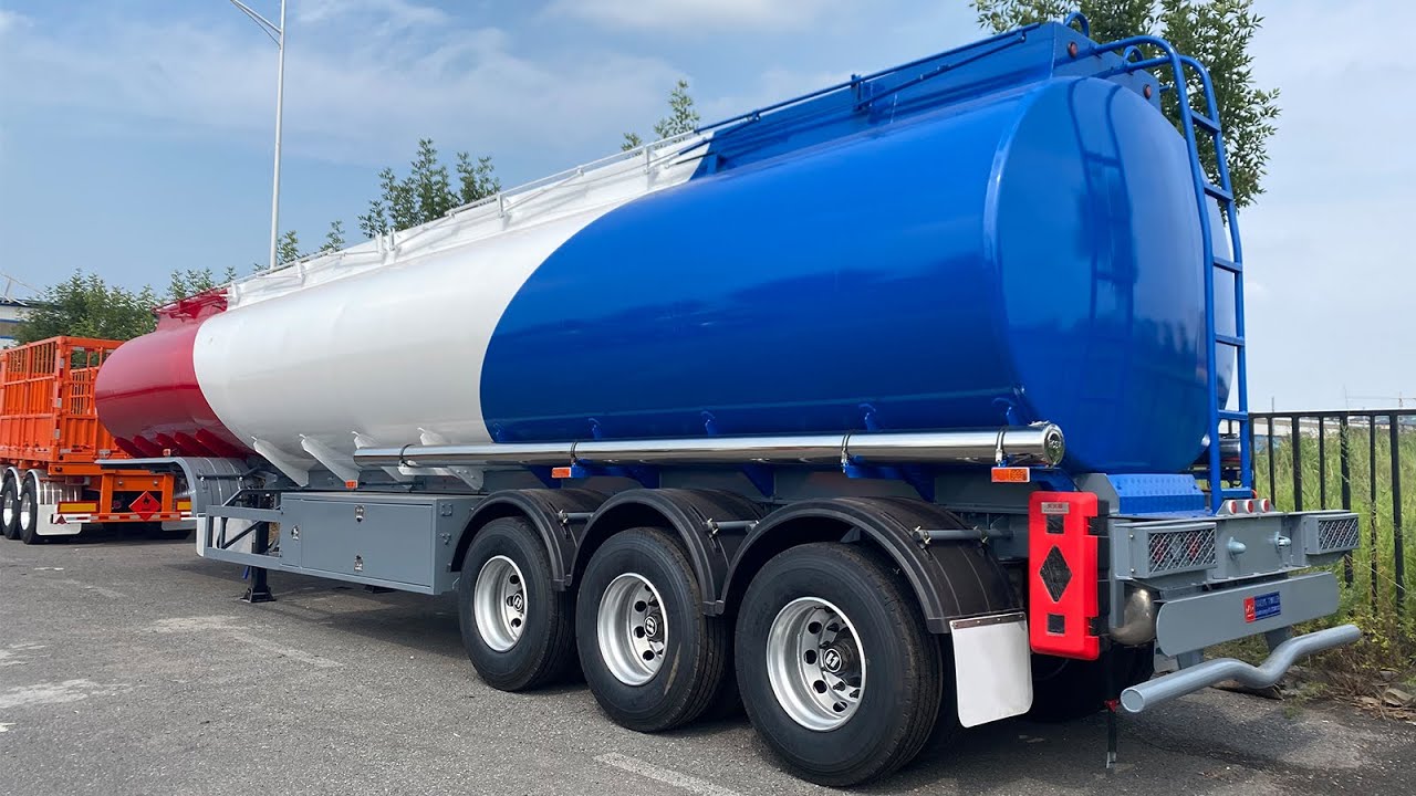Made In China | FUDENG 40K 42K 45K 46K 50K 54K Litres Fuel Tankers Diesel Tanker Trailers For Africa