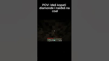 POV: You go to mine diamonds and you see coal:
