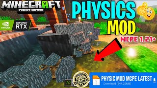Block Physics Mod For (MCPE 1.21+) | Realistic Physics Mod For Minecraft Bedrock 🔥 screenshot 1