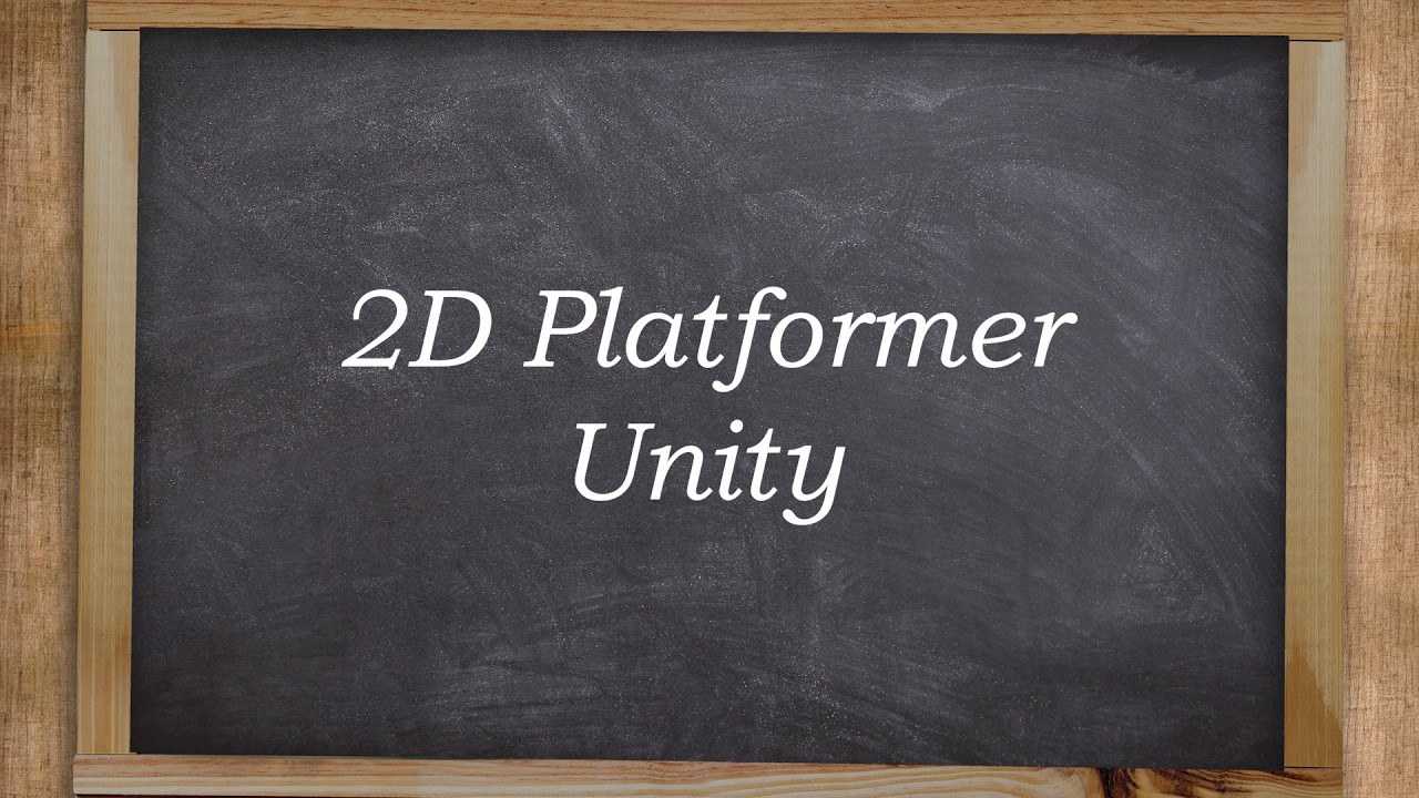 Unity 2D Character Platformer - YouTube