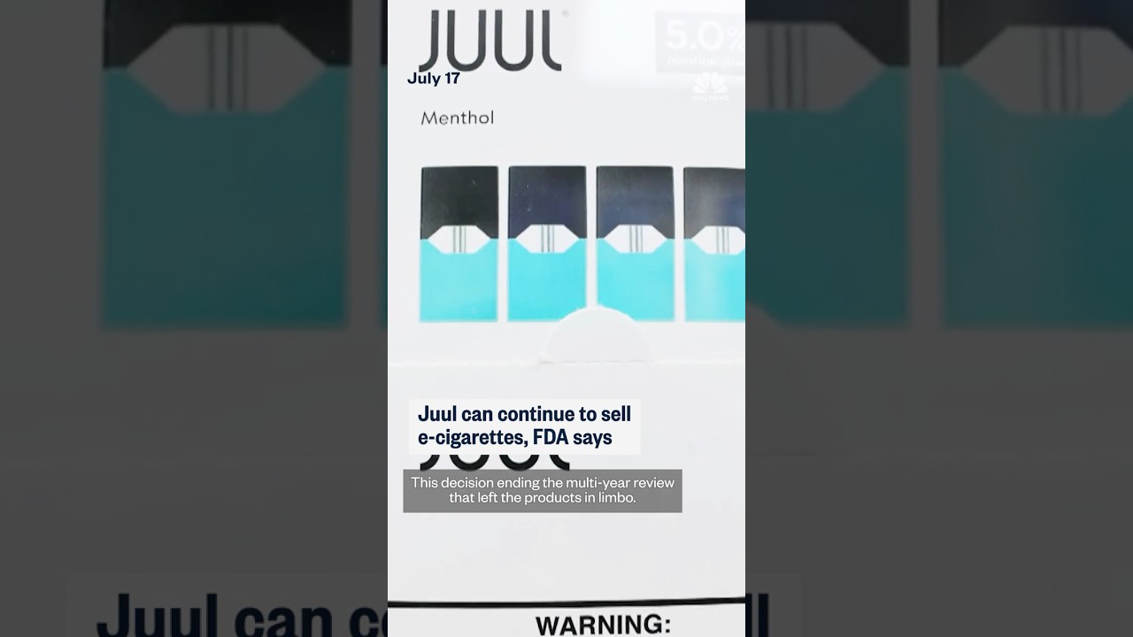 Juul can continue selling e-cigarettes, FDA says