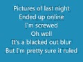 Katy Perry - Last Friday Night with lyrics