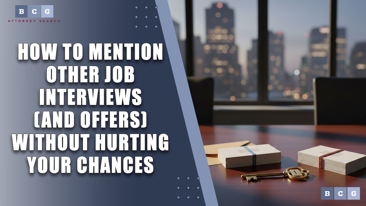 How to Mention Other Job Interviews (and Offers) Without Hurting Your Chances