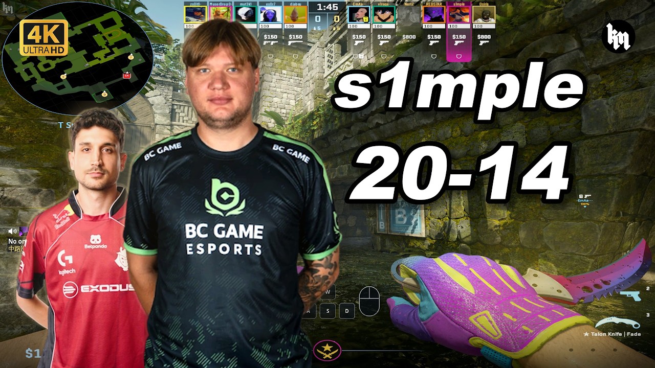 🔥s1mple SoloQ +NertZ | avg 3.4K ELO | Ancient POV | Sep 27, 2026