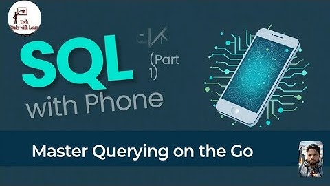 SQL with Phone #sql #query #data #nsqf 