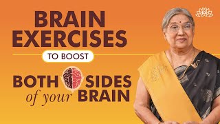 Boost Brain's Potential: Techniques to Stimulate Both Sides of Brain | Brain Workout | Dr. Hansaji