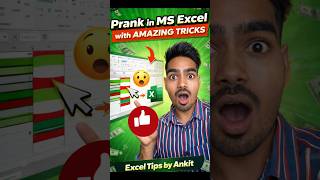 Prank in MS Excel Data Error #excel #shorts #viral #trending #ytshorts #prank #comedyshorts #latest