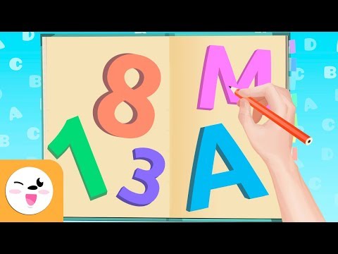 Learning To Write - Numbers And Letters For Kids