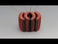16 Volt Free Energy Generator Using Four​ Copper Coil