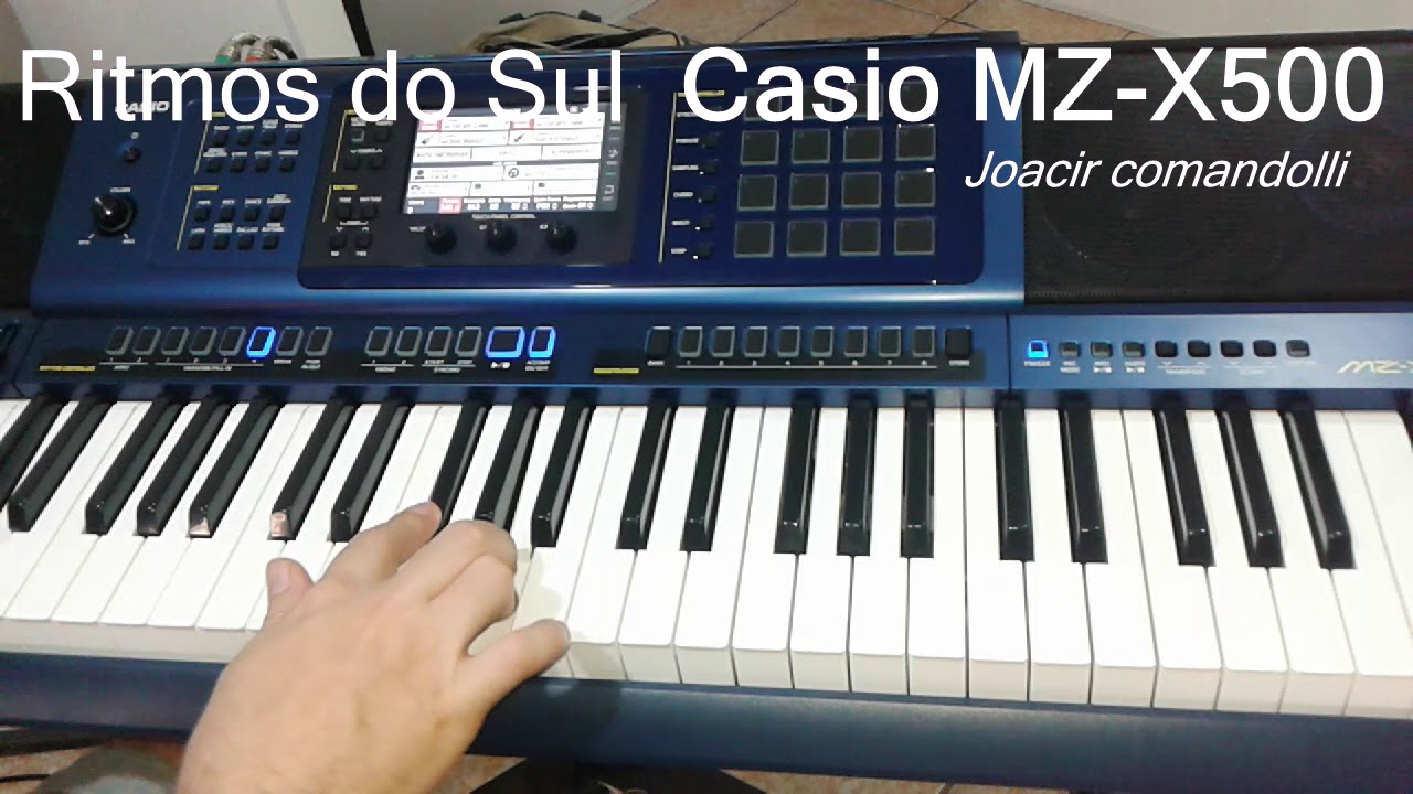 ritmos para teclado casio mzx500