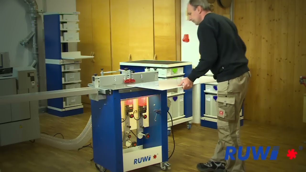 Anschlaglineal einstellen & fräsen – RUWI Frästisch