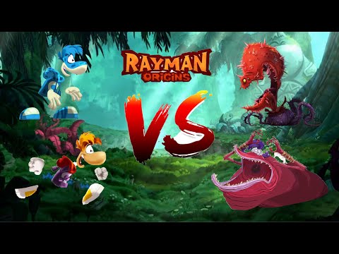Видео: 2 rayman против всех боссов