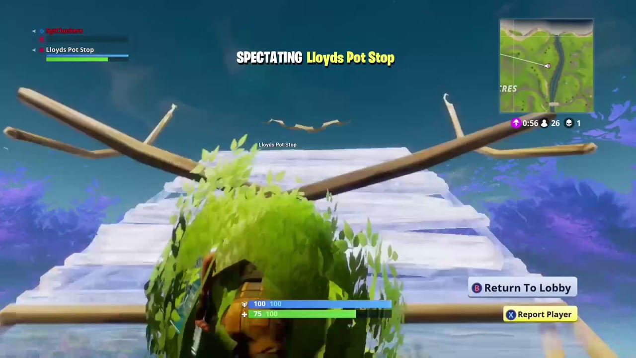 Lloyd believes he can fly-Fortnite Battle Royale