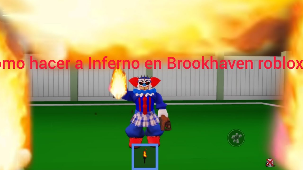 Cómo hacer a Inferno en Brookhaven roblox 