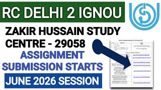 Famous IGNOU RC 2 Delhi Assignment Guidelines Release June 2025 Study Centre Zakir Hussain College Profile