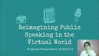 GROUP 1 PROPOSAL PRESENTATION VIDEO