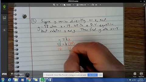 10-19-17 Direct Variation Example 2