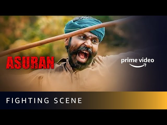 Best Fight Scene - Asuran | Dhanush’s National Award Winning Performance | Amazon Prime Video class=